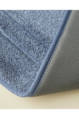 English Home Soft Step Kaydırmaz Taban Banyo Paspası 50x80 Cm Mavi Mavi
