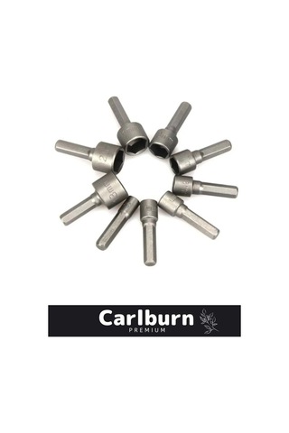 Premium Titanyum Kaplama Uzun Ömürlü Aşınma Karşıtı Koruma 9 Parça Manyetik Somun Adaptörü Seti