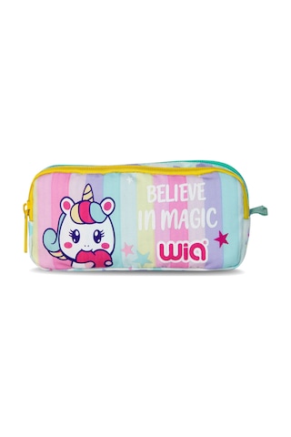 Wia Unicorn Kız Çocuk Kalemlik Turkuaz