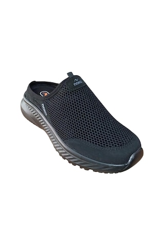 Noka Erkek Spor Terlik Memory Foam Tabanlı Siyah