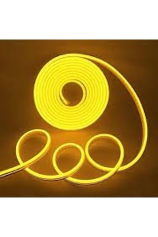 12 Volt 5 Metre Neon Led Şerit AMBER SARISI
