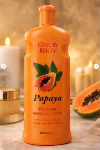 Papaya Özlü Vücut Kremi, Losyun 500ml Papaya Cilde Güzel Bir Yumuşaklık Ve Tazelik Kazandırır