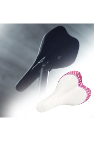 Homyl Çocuk Bisikleti Sele Tamir Parçaları Hafif Erkek Ve Kız Kalınlaştırılmış Beyaz Pembe