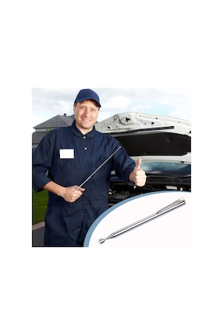 Uzayabilen Teleskopik Anten Kalem Mıknatıs Metal Tutucu Toplayıcı N11.60658