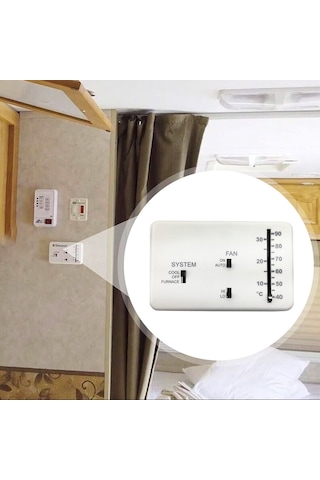 Suofeng Dometic Karavan Termostat Devresi Yedek Parça - Beyaz Abs Kontrol Paneli Seti
