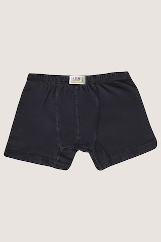 Arma Yıldız Erkek Çocuk Düz Pamuklu Likralı Renkli Boxer 6'lı Paket Çok Renkli