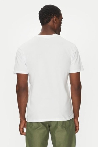 Quiksilver Fineline Erkek Tişört Beyaz