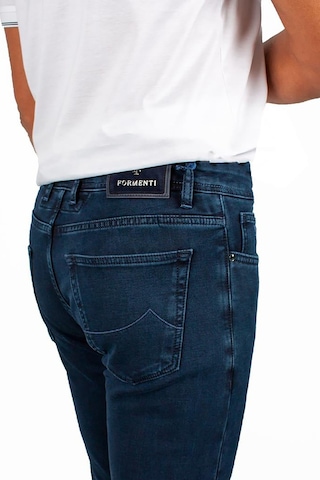 Formenti Erkek Regular Fit Normal Kesim Likralı Kot Pantolon 6fsp-1672 Mavi
