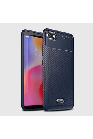 Xiaomi Redmi 6a Kılıf Zore Negro Silikon Kapak Kahverengi