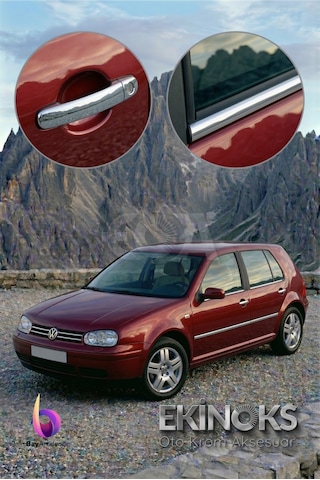 Volkswagen Golf 4 Avantaj 2 Li Krom Set 1998-2004 Arası -2ürün- Paslanmaz Çelik