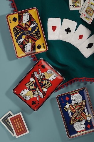 Kütahya Porselen Briscambille 3 Parça Düz Tabak 18 X 13 CM