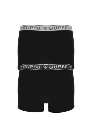 Guess Erkek Trunk 2 Pack Boxer - Siyah Siyah