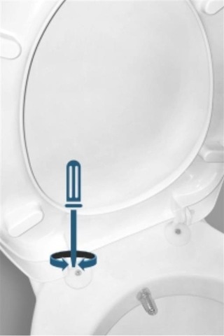 Rona Tisa Thermoplast Standart Klozet Kapağı (Üstten Monte)