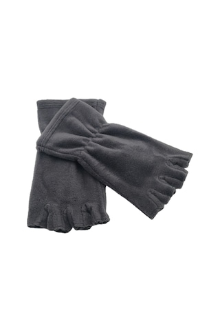 Antrasit Parmaksız Kesik Yarım Parmak Kışlık Termal Polar Eldiven Antrasit