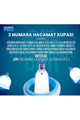 Toptan Hacamat Kupası 2Cm Kupa 50 Adet Hacamat Kupa