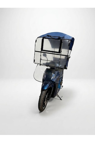 Motorsiklet Scooter Tentesi Yağmur Rüzgar Korumalı Gölgelik Katlanabilir