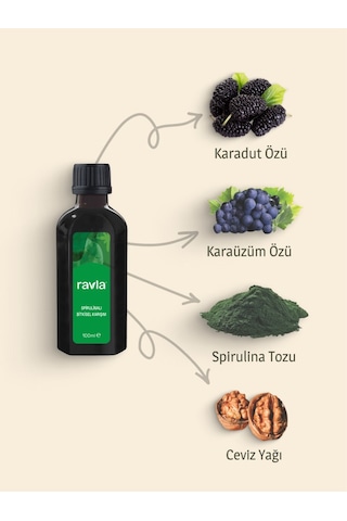 Ravla Spirulinalı Bitkisel Karışım - 100ml