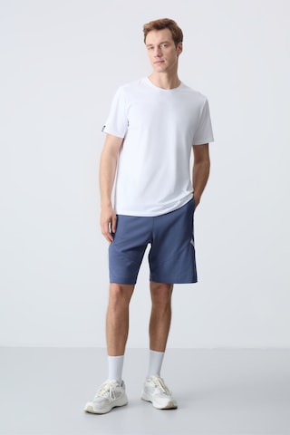 Tommy Life Petrol Pamuklu Kalın Yumuşak Dokulu Standart Fit Basic Erkek Şort - 81281 Petrol Petrol Mavisi