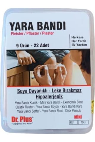 Dr. Plus Yara Bandı 22 Adet Beyaz