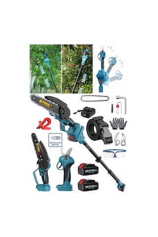 Staxx Tls21 21v X2 Çift Akülü 2,70mt Teleskopik Yüksek Dal Budama