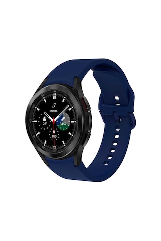 Galaxy Watch 4 44mm Krd-50 Uyumlu Kordon Lumena Beyaz