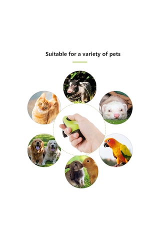 Vkemall Köpek Eğitimi İçin 2'li Fonksiyonlu Abs+tpr İp Takımlı Sinyal Çıkarıcı Siyah+yeşil