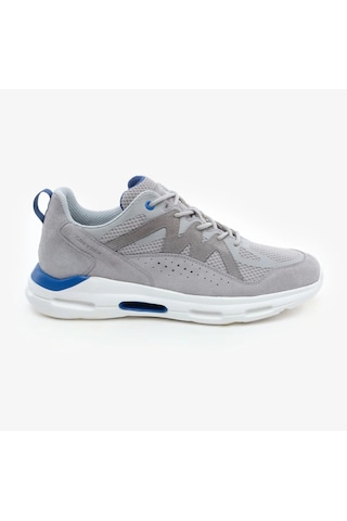 Greyder 18400 A.gri Hakiki Deri Erkek Sneaker Spor Ayakkabı Gri
