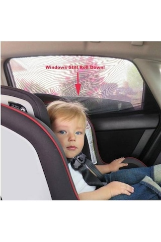 Araç Yan Cam Güneşlik Araç Perdesi Oto Yan Cam Güneşlik 2Li Paket