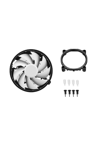 Intel Lga 1366 Bakır Cpu Fan - Rgb Rainbow Masaüstü İşlemci Fanı
