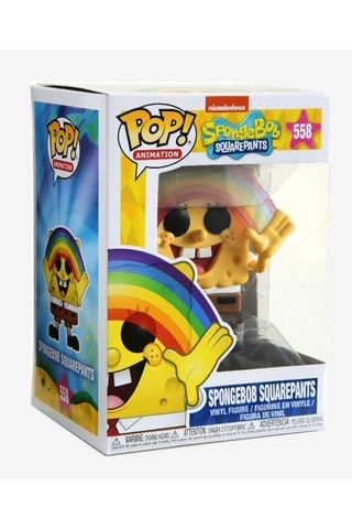 Funko 39552 Pop Vinyl Squarepants S3: Spongebob Rainbow Sammelb