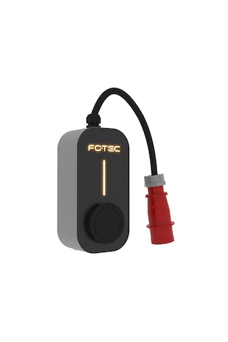 Fotec Visio Go-e 22kw Taşınabilir Elektrikli Araç Şarj İstasyonu - Monofaze Dönüştürücü Adaptörlü, Type 2, Trifaze, Yerli Üretim Hızlı Şarj Cihazı 22 kw