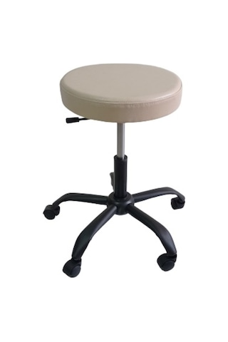 Tabure Siyah Metal Ayaklı Elden Hidrolikli