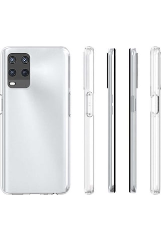 Fitcase Oppo A54 Kilif Kamera Korumali Silikon Seffaf Arka Kapak 543066928