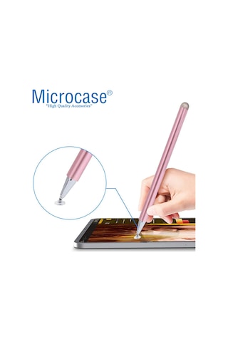 Telefon Tablet iPad 2in1 Disk Uçlu Stylus Dokunmatik Kalem AL3466