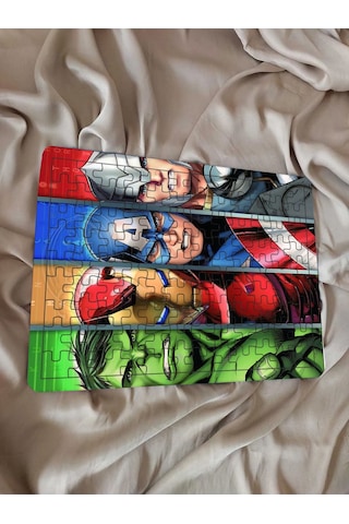 Çocuk Puzzle Ahşap Marvel 2 108 Parça Mobilya