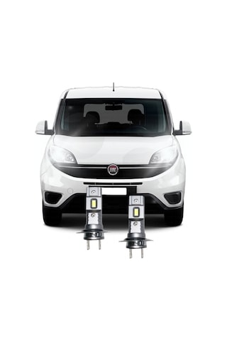 Fıat Doblo 4 Led Xenon Kısa Far Ampulü H7 Mini Led 2'li Set