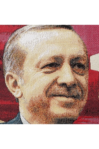 Figüratif Seri-18 Dokuma Goblen Kumaş-Recep Tayyip Erdoğan2