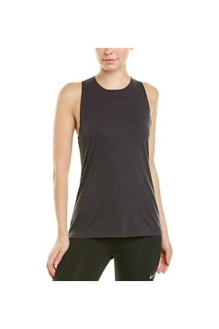 Nike Kadın Siyah W Nk Dry Tank Studıo Open Back T-Shirt Ao9805-08-Xs