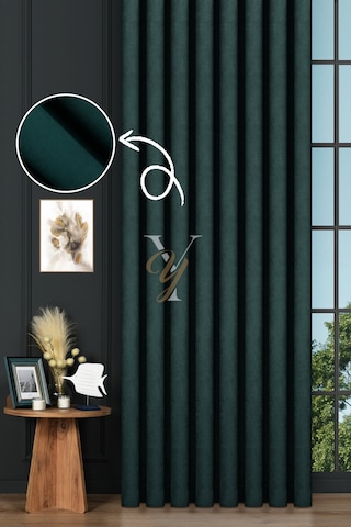 Petek Fon Perde V-1035 Koyu Yeşil Koyu Yeşil