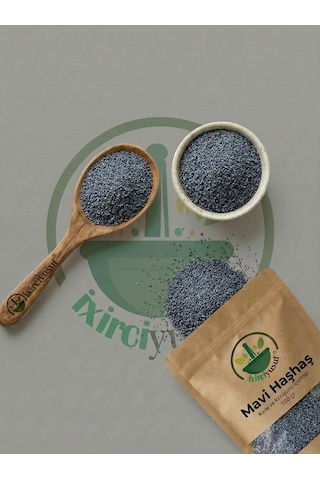 İxirciyusuf Mavi Haşhaş Haşhaş Tohumu Blue Poppy Seed Doğal Tane 100 G