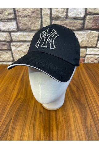 Hamze Ny Yankees New York Detaylı Beyzbol Gabardin Cap Şapka Siyah
