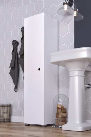 Saltık Çok Amaçlı Banyo Mutfak Balkon Dolabı Kiler Beyaz