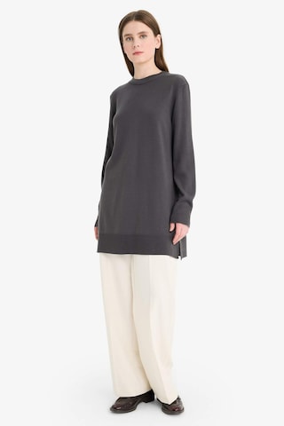 Defacto Regular Fit Bisiklet Yaka Tunik H3431az25wnar161 Antrasit