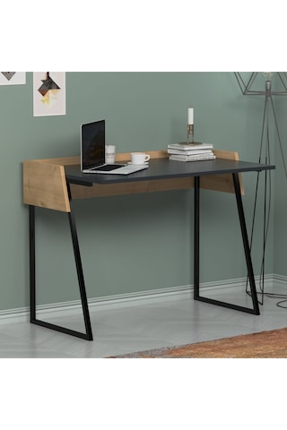 Rone Çalışma Masası Antrasit Meşe