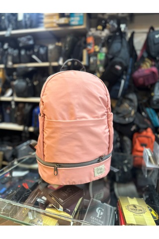 Bagslab Pembe Su Geçirmez Kumaş Sırt Çantası 1021 Pembe