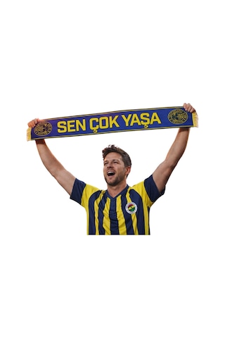 Fenerium Fenerbahçe Unısex Sen Çok Yaşa Şal Uv Kutu Sarı - Lacivert