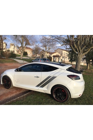 Renault Megane Trophy Desenli Yan Kapı Sticker Etiket Modeli