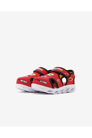 Skechers Hypno - Splash - Hydro - Fun Küçük Erkek Çocuk Kırmızı Işıklı Sandalet 400612n Rdbk Kırmızı