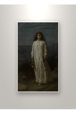 Sir John Everett Millais A Somnambulist Poster, Figüratif Duvar Tablosu Çerçevesiz