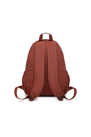 Büyük Boy Laptop Bölmeli Su Geçirmez Krınkıl Kumaş Çanta Kiremit Çok Renkli